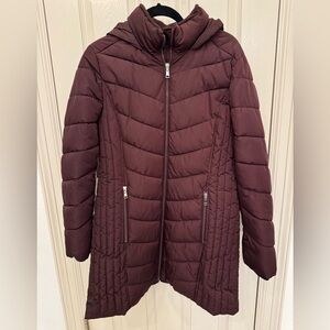 Tommy Hilfiger Maroon Women’s Winter Coat